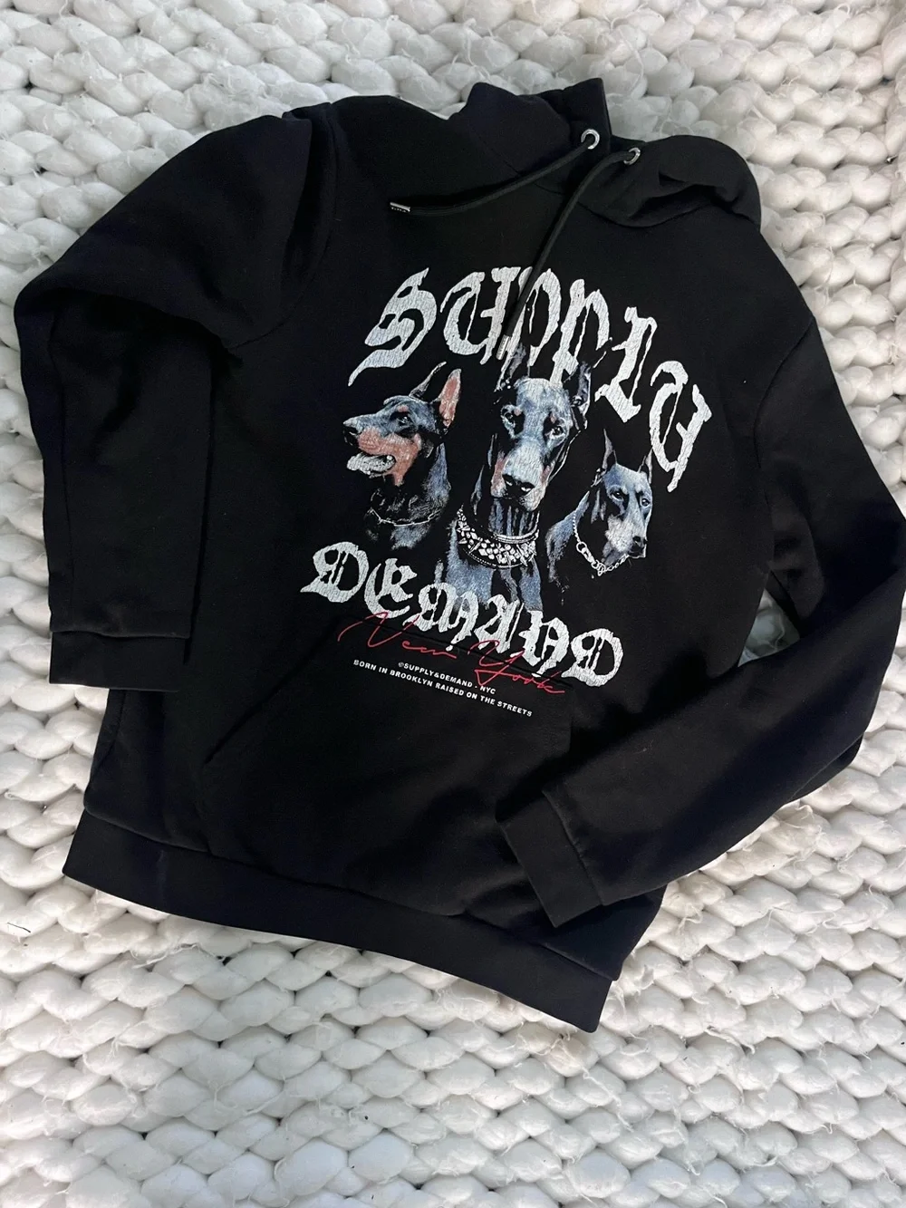 Men’s Black Graphic Hoodie